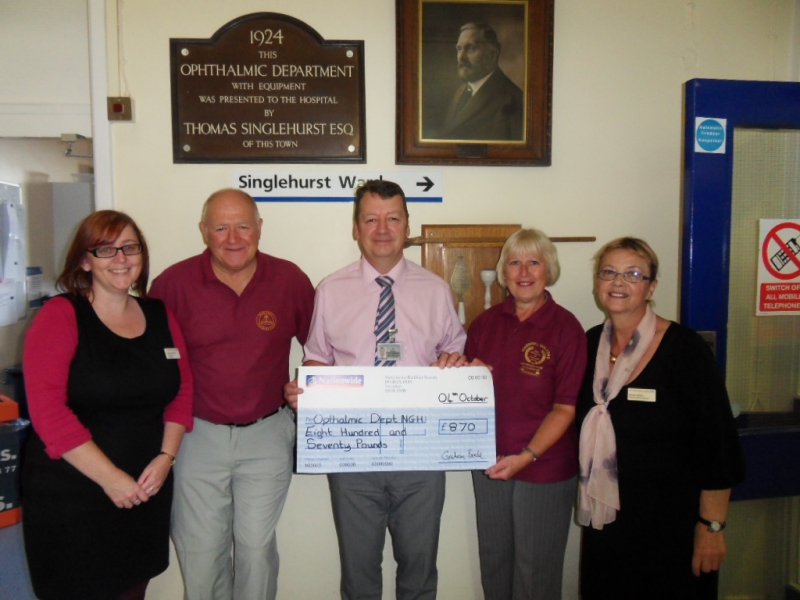 Cheque Presentation to NGH - 1
